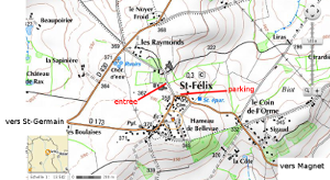 Carte de Saint-Félix