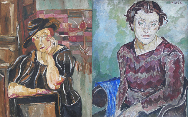 Portraits de Muter par Bournet et de Bournet par Muter